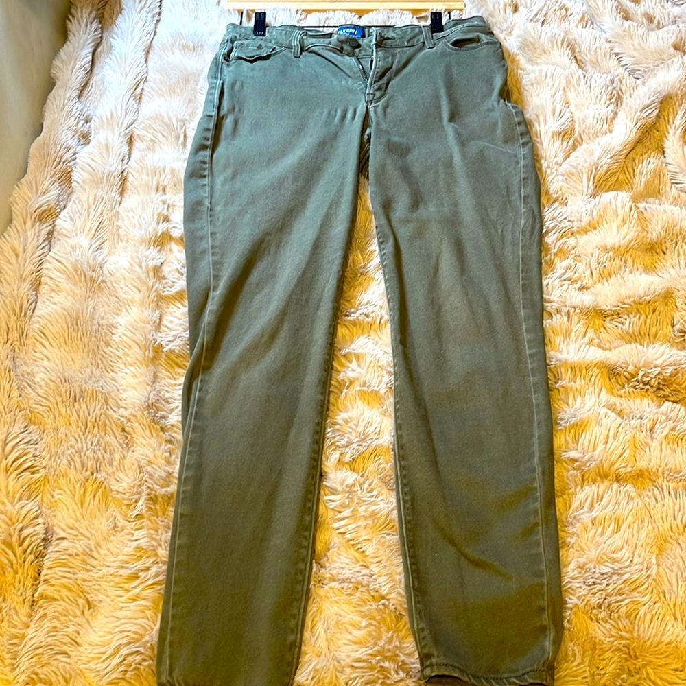 Old Navy Green Jean